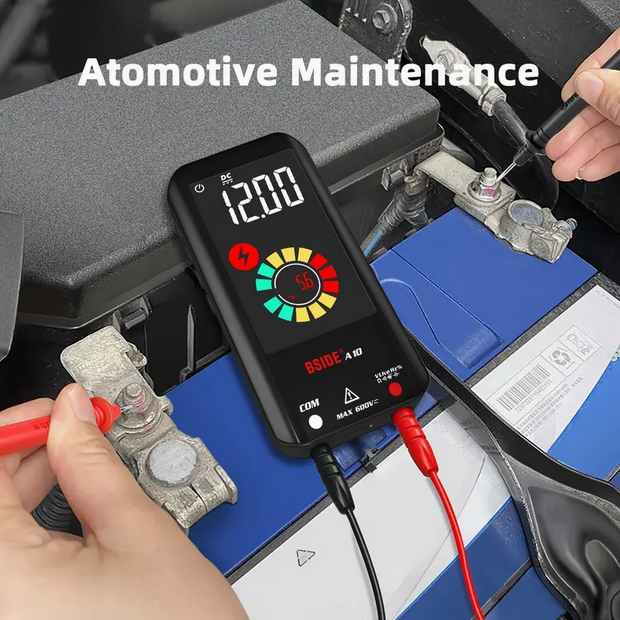 Intelligent Digital Multimeter - Rechargeable Smart Tester with 6000 Counts, Autoranging, Voltage, Capacitance, Diode, Ohm, Hz, Duty Cycle, V Alarm and Live Check