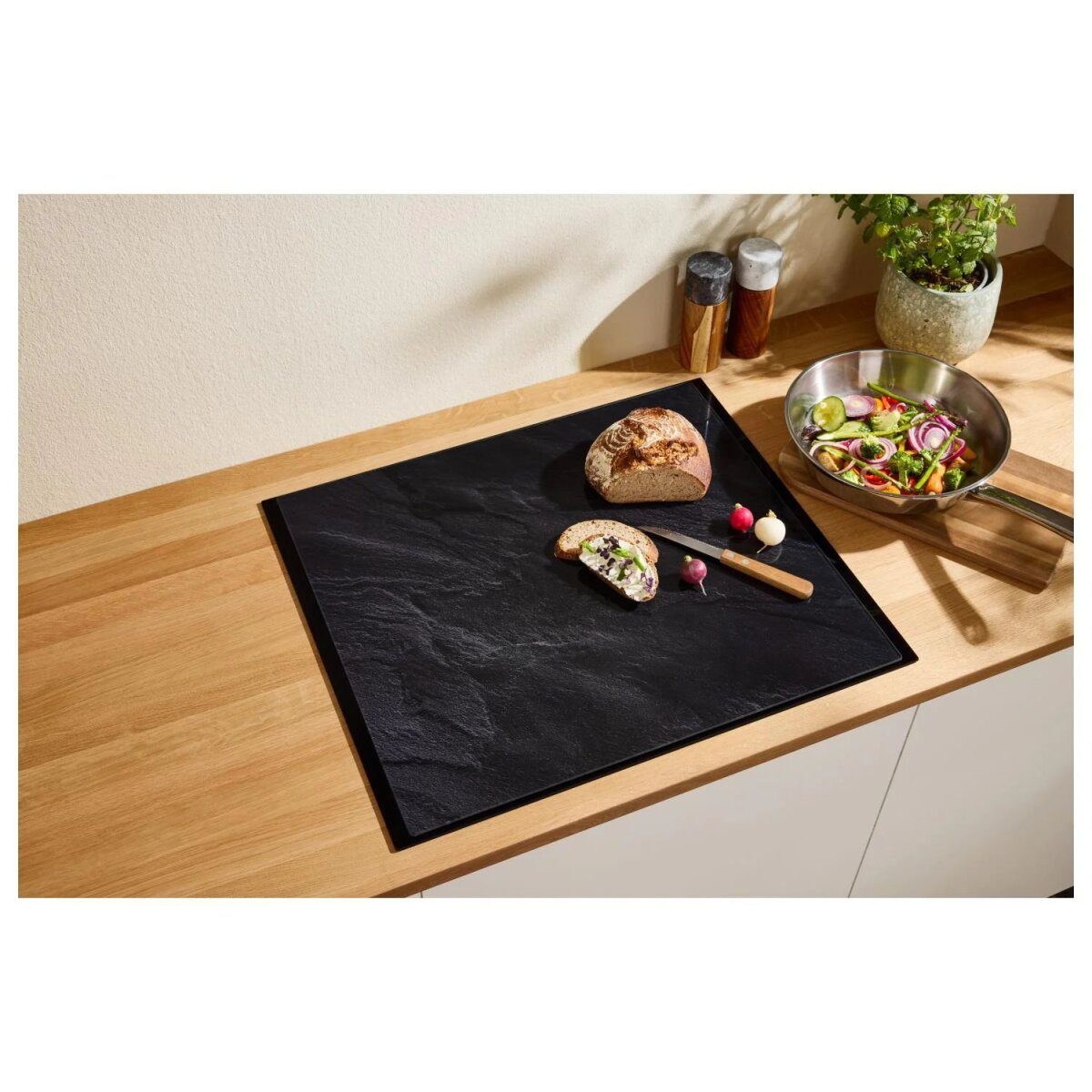 SILVERCREST® glass stove cover plate