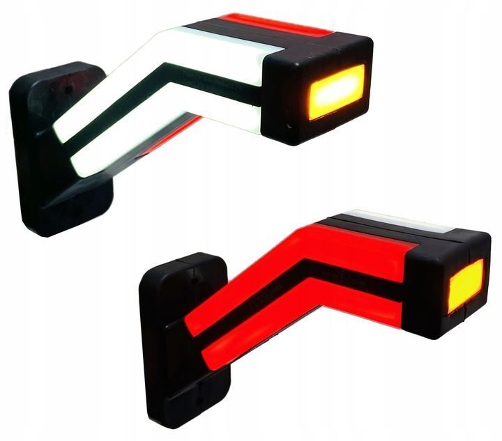 2X LED MARKIERUNGSLEUCHTEN NEON 12-24V Standlicht Rücklicht Traktor Landmaschinen Radlader Bagger etc. Lampenumbau