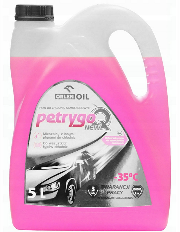 ORLEN PETRYGO PŁYN CHŁODNICZY RÓŻOWY 5L -35 ST.C – Réf. HT-49648