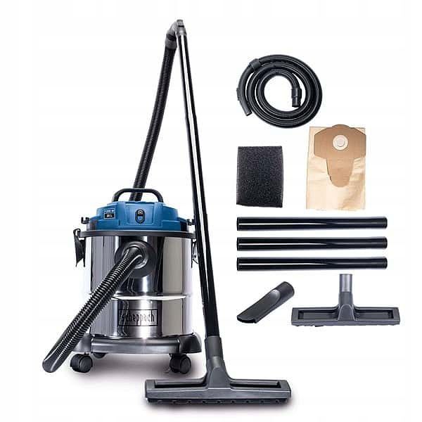 Scheppach nat- en droogzuiger NTS20 1200W multifunctionele stofzuiger 20L + accessoires Scheppach nat- en droogzuiger NTS20 1200W multifunctionele stofzuiger 20L + accessoires