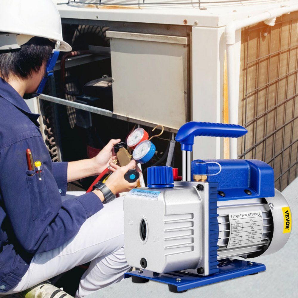 3CFM Vakuumpumpe, 1/4HP Vakuumpumpe, 220 V Vakuumpumpe, Vakuumgerätepumpe, 50HZ Vakuumpumpe, Vakuumgerätepumpe
