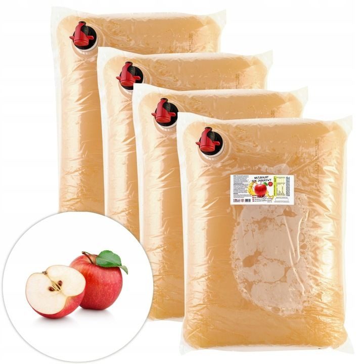 100 % natürlicher Apfelsaft – süß und zuckerfrei – 4 x 5 Liter
