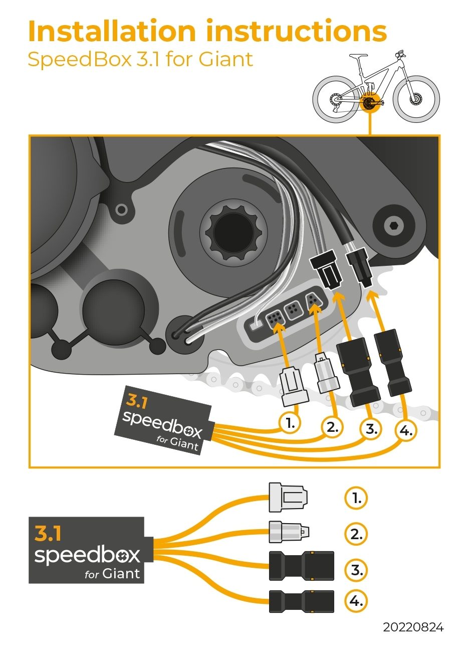 Speedbox 3.1 für GIANT Chip Tuning Ebike Antriebe