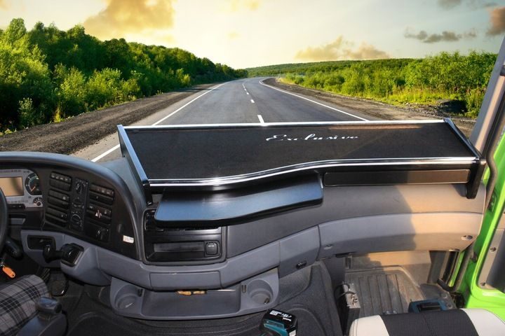 TV SHELF, shelf, work table, TIR, MERCEDES, ACTROS, MP2, MP3, MP2/3, large set