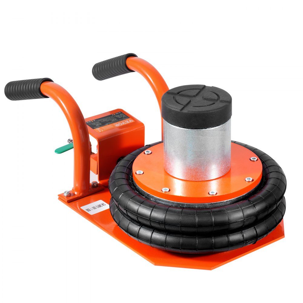 Pneumatic car jack Air Jack adjustable 3 t with raised column, easy to lift and space-saving car jack with thick rubber pad and short handle, for sedan SUV pickup