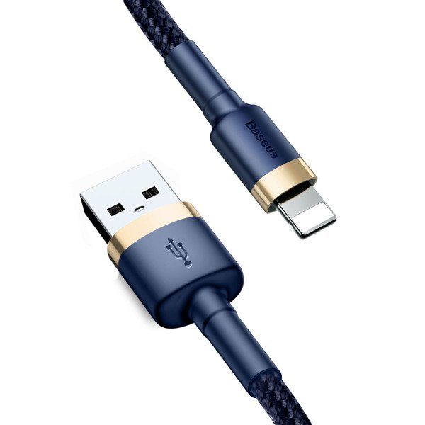 Kabel Baseus Cafule | Mocny kabel USB - Lightning do Iphone 6 7 8 2.4a 1m