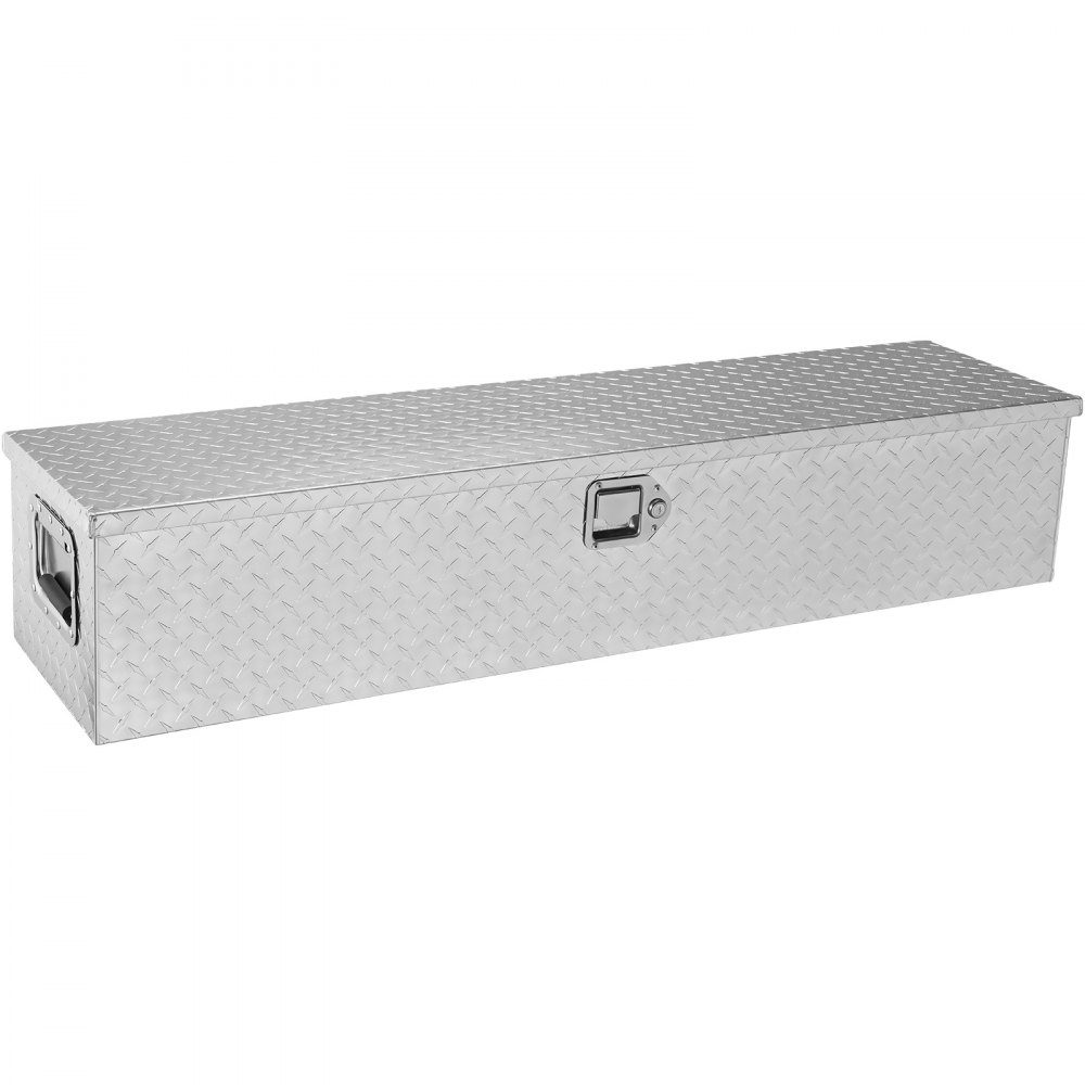 1219 x 381 x 381 mm gereedschapskist voor vrachtwagenbed, afsluitbare 177 l vrachtwagenkist gereedschapskist opslag gereedschapskist, 50 kg draagvermogen gereedschapskist organizer voor camper, auto enz.