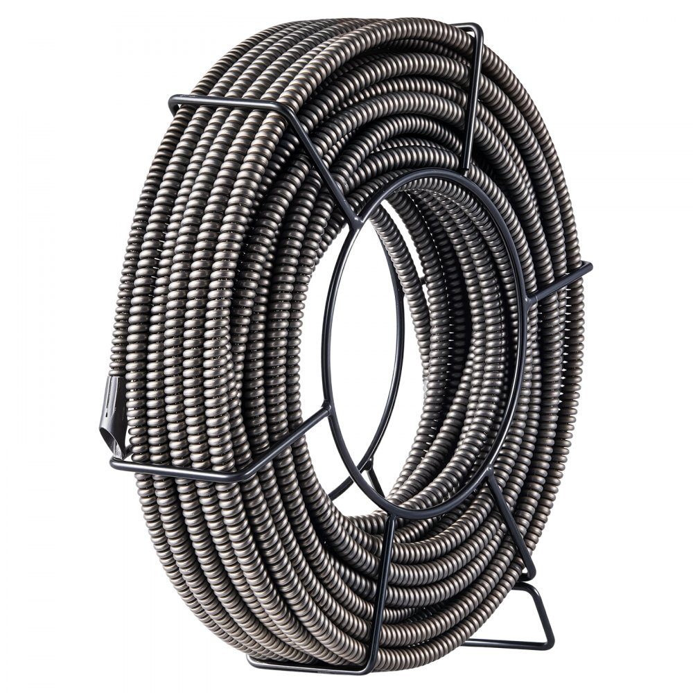Pijpreinigingsmachine 390W pijpreinigingsapparaat spiraal 15 mm x 13 mm compacte elektrische pijpreiniger met 8 verwisselbare messen schuifhulsgereedschap 51-102 mm voor pijpinstallatie