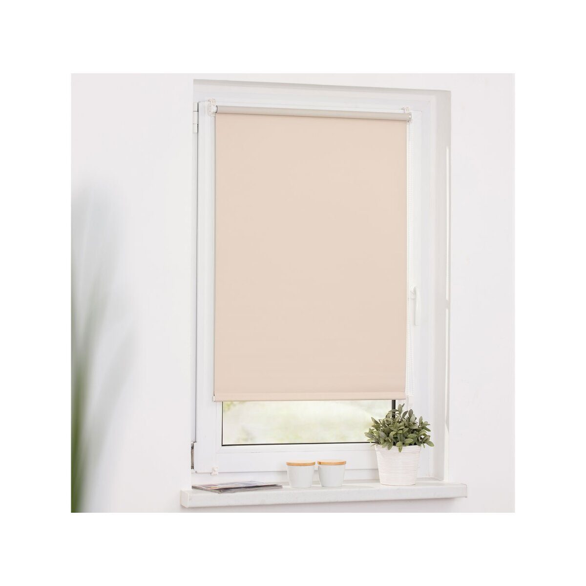 Lichtblick roller blind Klemmfix, no drilling, stretched, darkening, from 45 x 150 cm