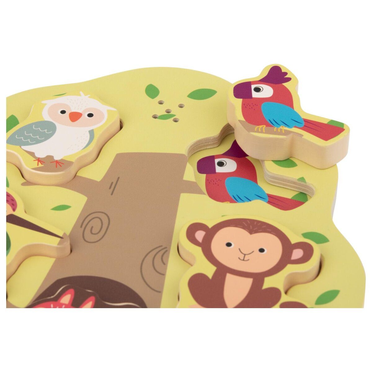 LUPILU® Holzpuzzle, 6-teilig (Baum)