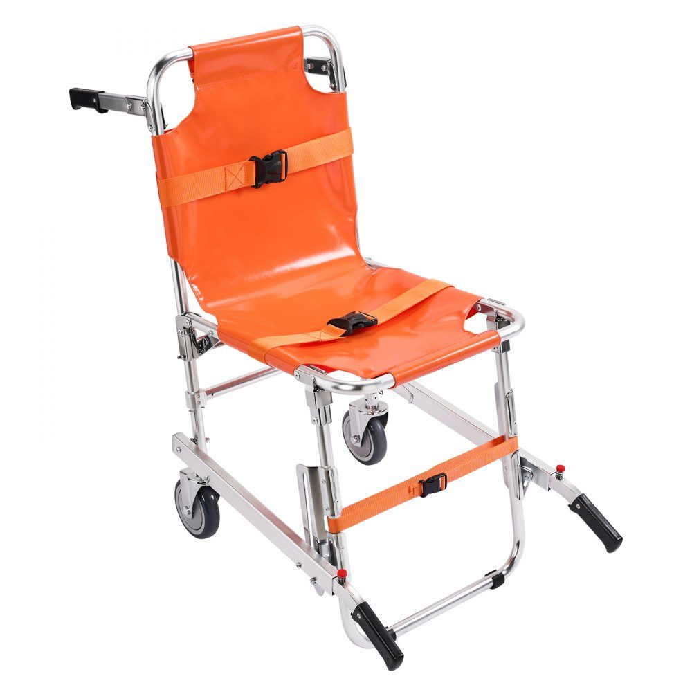 Krzesło schodowe EMS, nośność 159 kg, składany aluminiowy wózek inwalidzki do wspinaczki awaryjnej z 2 kołami, przenośna winda schodowa, karetka pogotowia, strażak, ewakuacja dla osób starszych i niepełnosprawnych