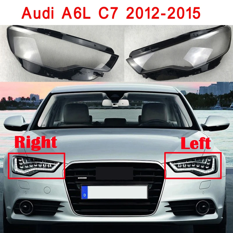 AUDI A6 C7 2012–2015 Frontscheinwerfer-Objektivabdeckung, Scheinwerferglas, Lampenschirm, Lampenabdeckung