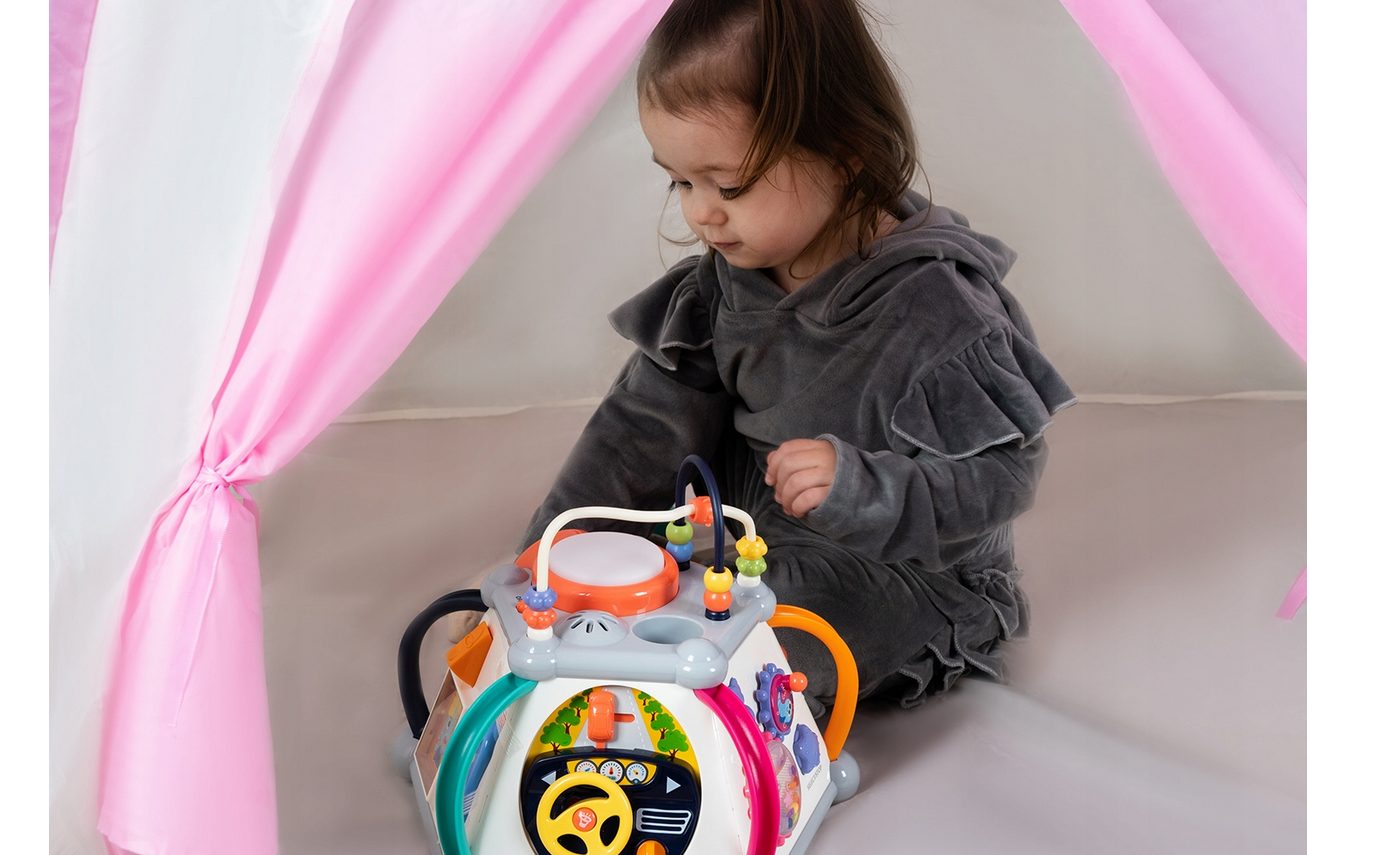 INTERACTIVE CUBE Learning cube for young children's motor skills