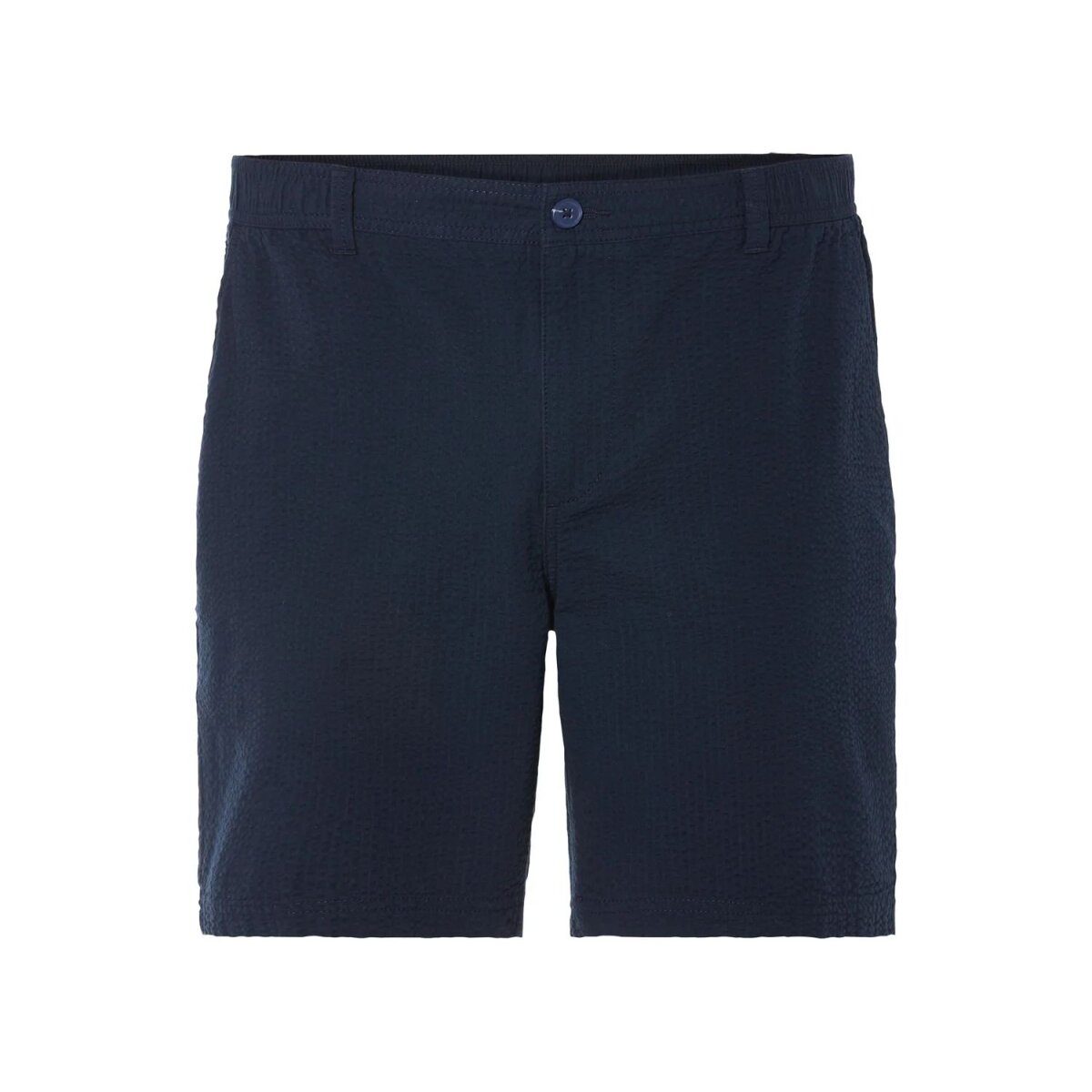 LIVERGY® Herren-Seersucker-Shorts, aus reiner Baumwolle, XL, marine