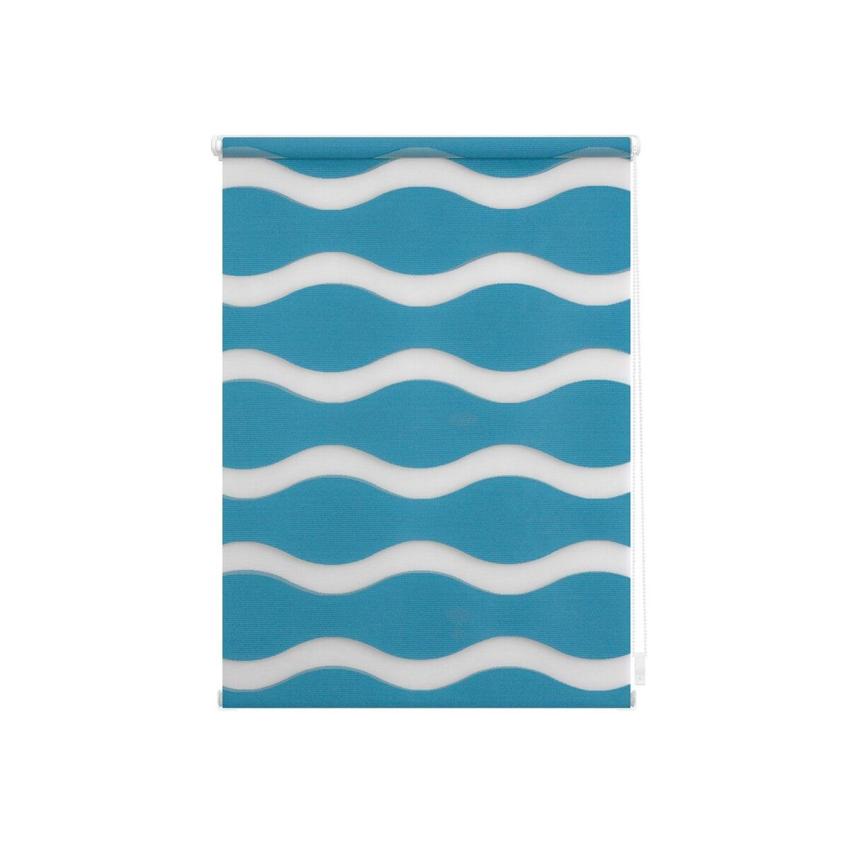 Lichtblick Duo store enrouleur wave Klemmfix, sans perçage, à partir de 45 x 150 cm (essence, 80x150 cm)