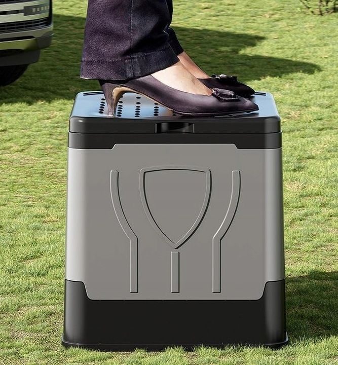 Tragbare, faltbare Campingtoilette – Komfort für unterwegs