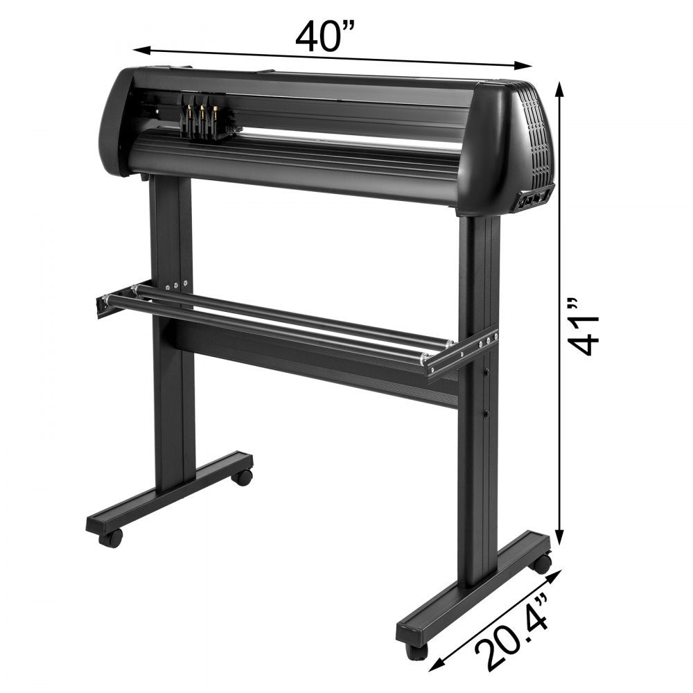 Schneideplotter 870 mm Folienschneider Vinylschneidemaschine, Plotterschneider, max. Schnittbreite 780 mm, Schnittdruck 500g, Geschwindigkeit 800 mm/s, Hobbyplotterspeicher 128K-2M, Signmaster