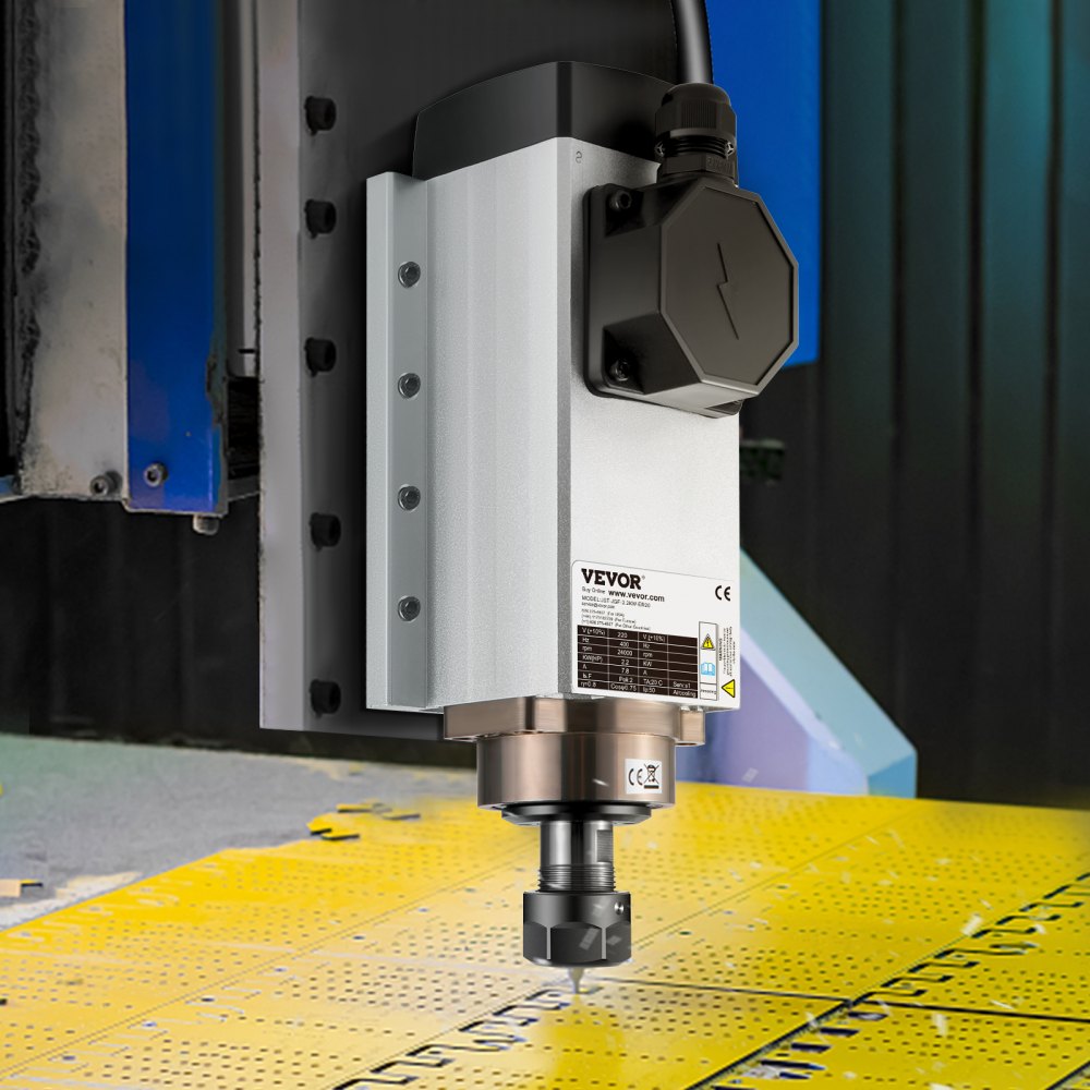 Luchtgekoelde spilmotor 2,2 kW luchtgekoelde spilmotor, ER20 spantang lineaire freesmotor, luchtgekoelde CNC-graveerfrezen numerieke freesmotor, 24000 RPM graveermachine spilmotor Luchtgekoelde spilmotor 2,2 kW luchtgekoelde spilmotor, ER20 spantang lineaire freesmotor, luchtgekoelde CNC-graveerfrezen numerieke freesmotor, 24000 RPM graveermachine spilmotor