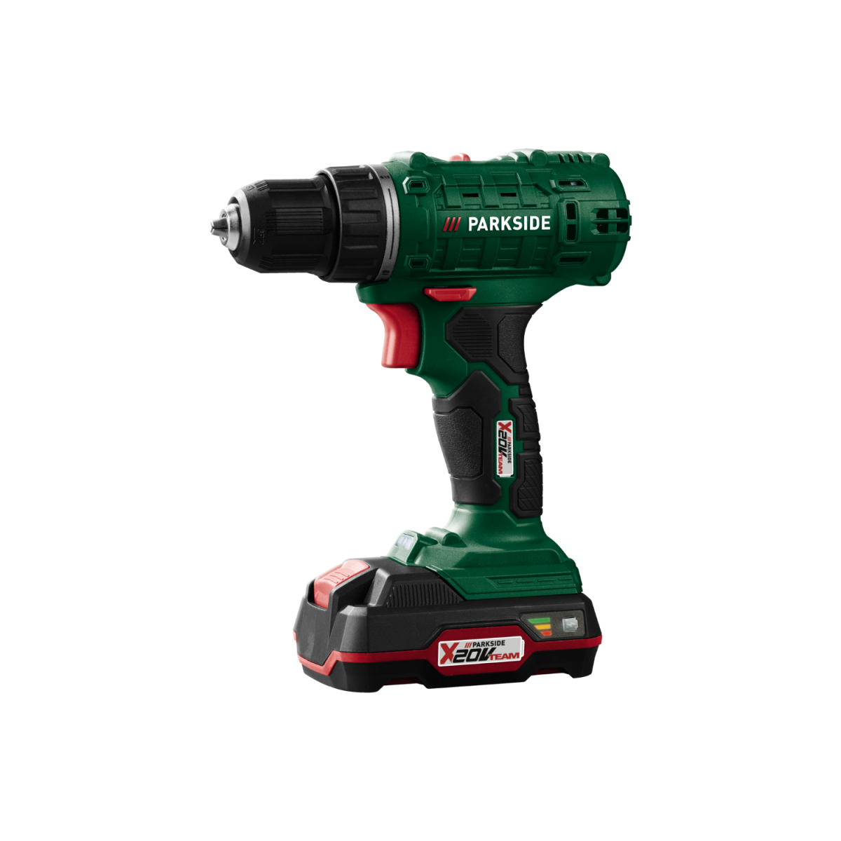 PARKSIDE® 20V cordless drill “PBSSA 20-Li A1”, with battery and charging cable