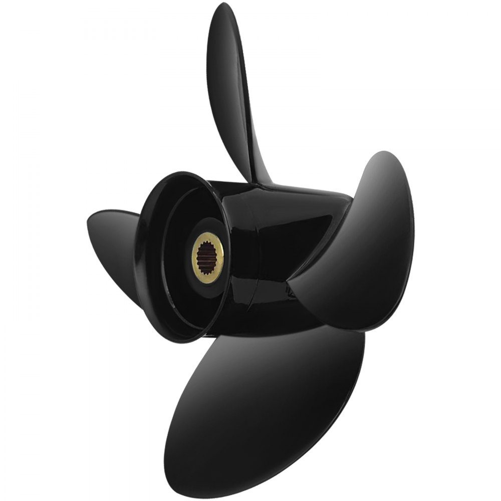 Outboard Propeller Replacement for OEM 3587522 4-Blatt 14-1/4" x 19" Pitch Aluminum Boat Propeller Compatible with Volvo Penta SX Drive All Models 19 Splines Right Hand