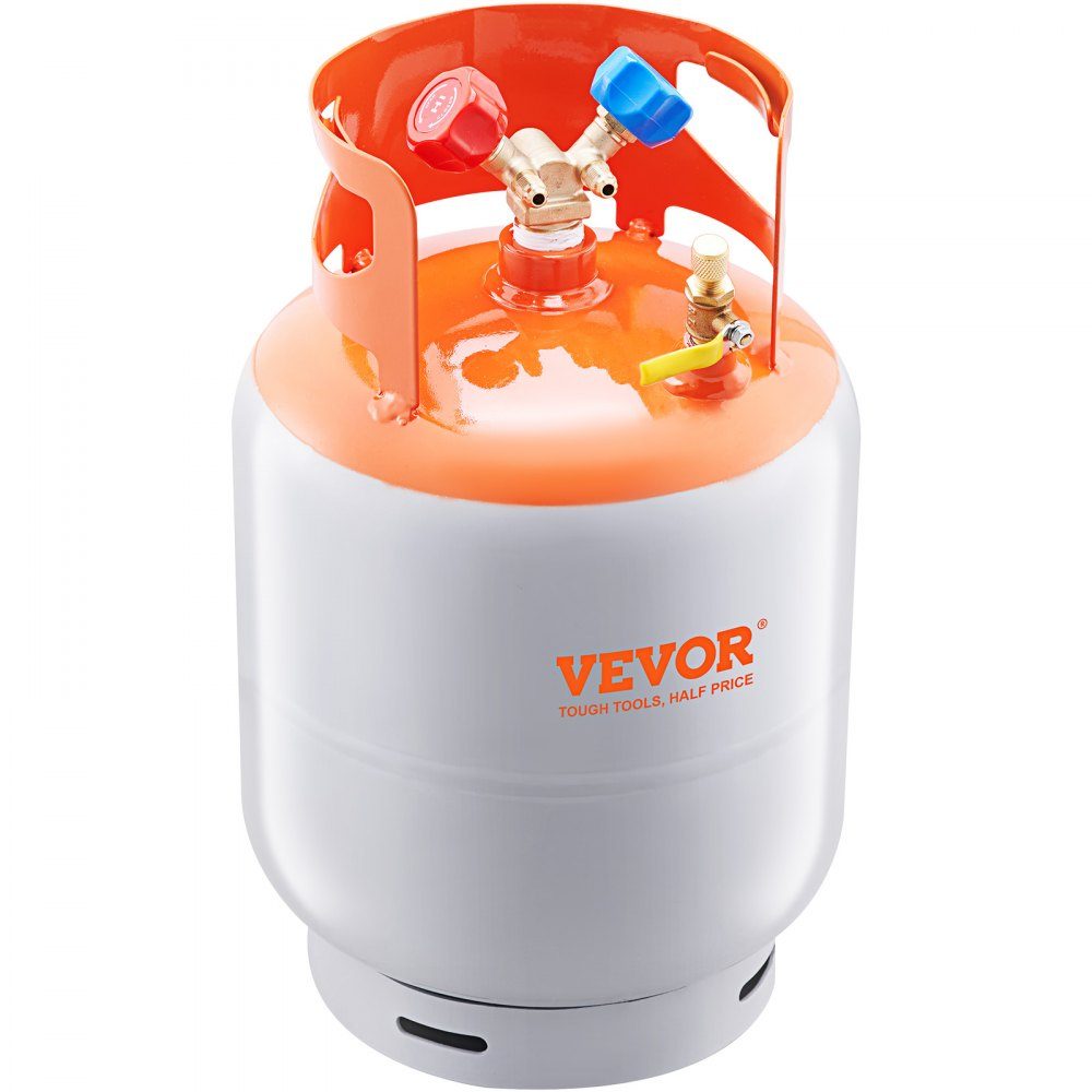 Refrigerant Recovery Tank 13.61kg 27.6bar Reusable Cylinder Tank Φ 250 x 390mm Refrigerant Recovery Tank Orange HP295-Stahl Refrigerant Recovery Tank