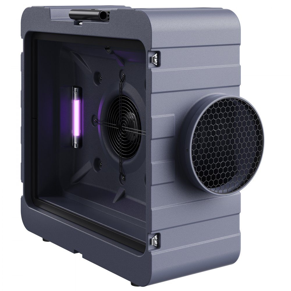 Air purifier with 3-stage stackable negative air machine with 800 CFM