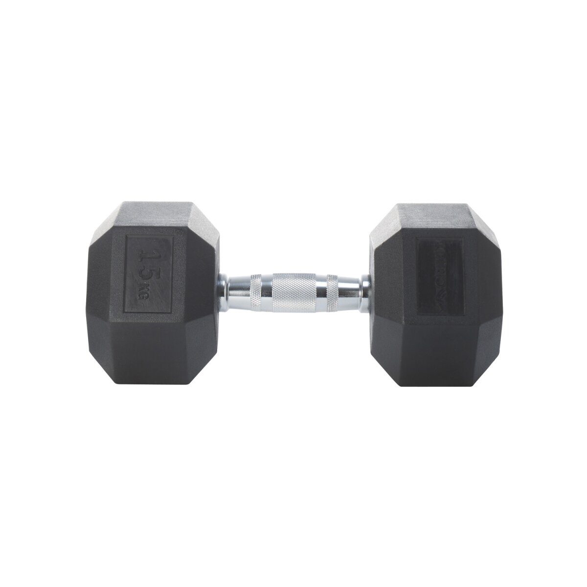 Haltère hexagonal CRIVIT, 15 kg, avec noyau en fonte