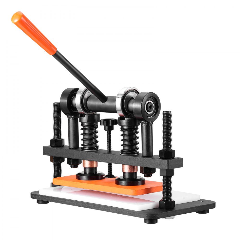 Leather Punching Machine Manual Leather Cutting Machine 26x12cm, Leather Embossing Machine 1.5t Heavy Duty Leather Punching Machine Suitable for leather, PVC/EVA foam, non-adhesive materials