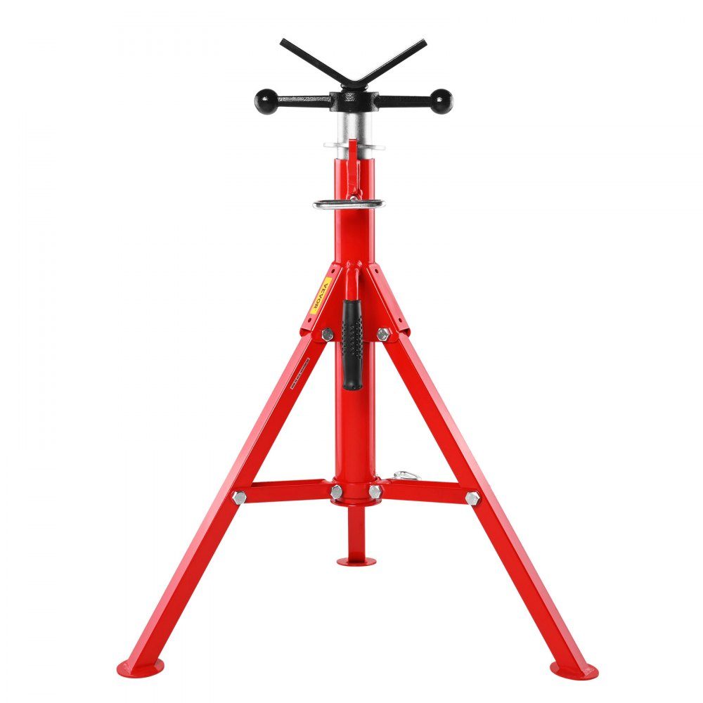 V Head Pipe Stand Height Adjustable 710-1320mm Pipe Stand 1134kg Portable Folding V Head Pipe Stand