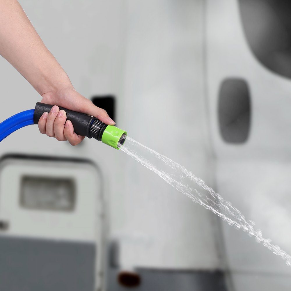 50 Fuß beheizter Wasserschlauch für Wohnmobile, beheizter Trinkwasserschlauch mit Frostschutz bis -45 °F, automatisch selbstregulierend, 5/8 Zoll Innendurchmesser mit Schnellverbindungssatz, blei- und BPA-frei