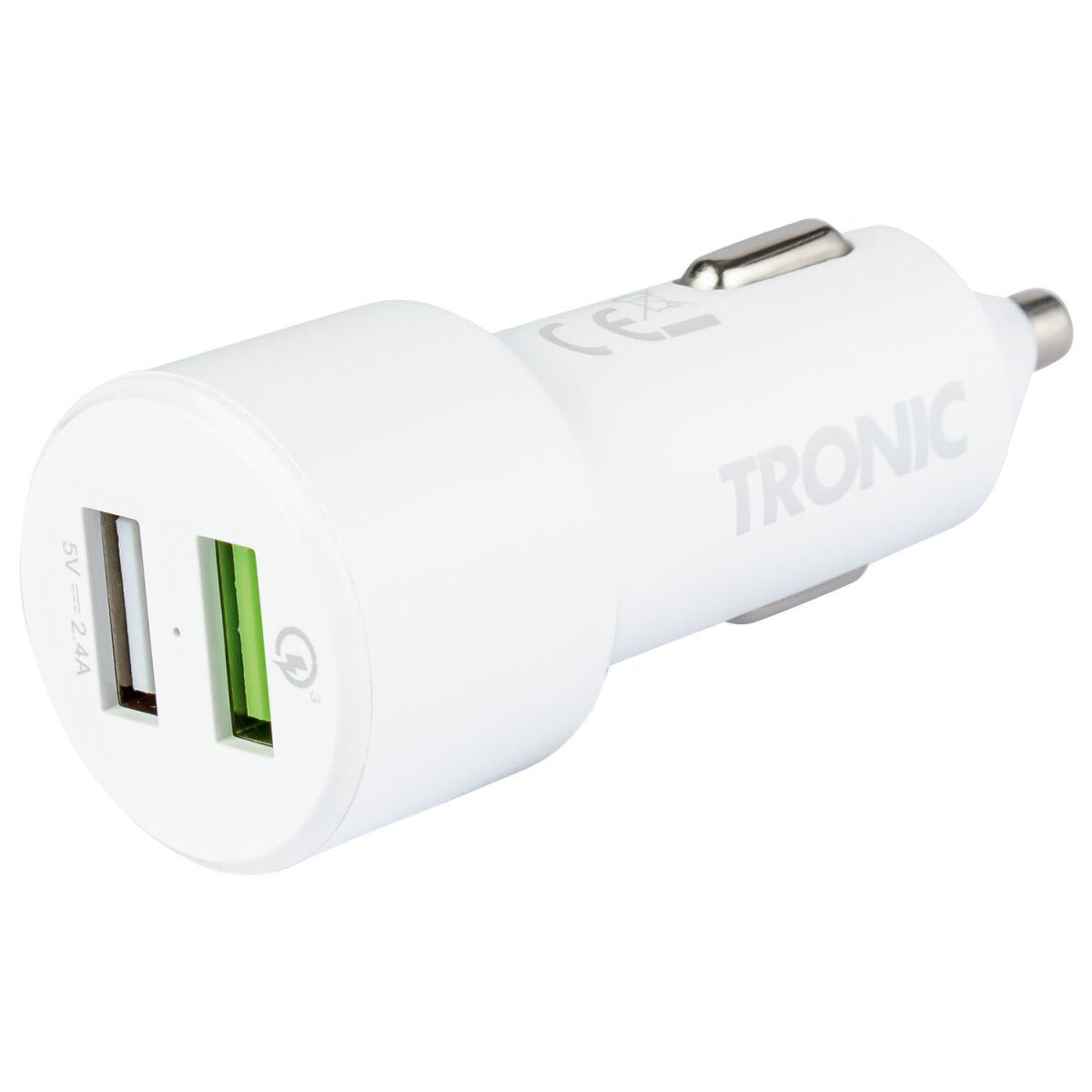 Uchwyt samochodowy do smartfona TRONIC® z ładowarką Qi® »TKHQ 10 A1«, 10 W (biały)