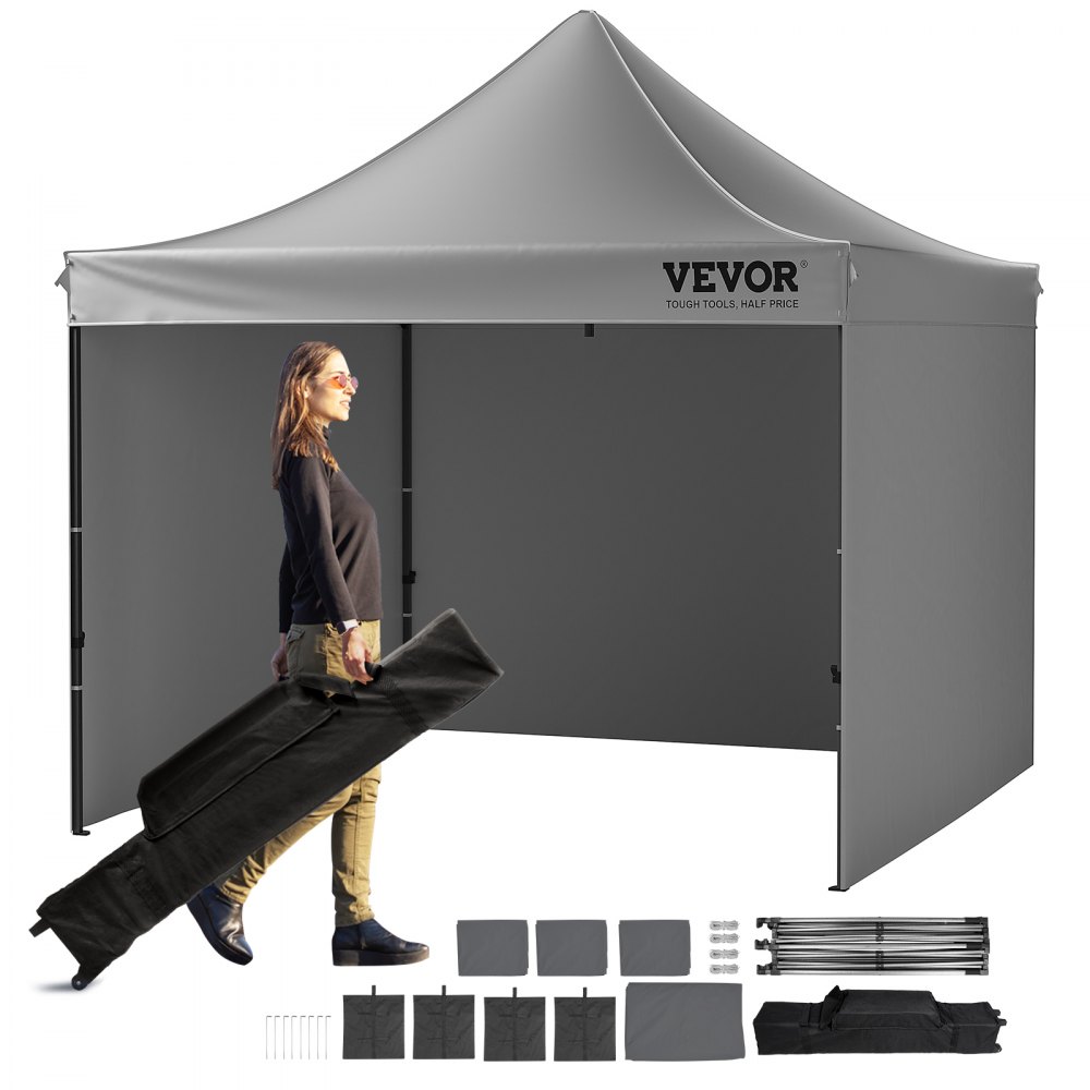 Gazebo 304.8x304.8x320cm garden tent 500D PU silver fabric folding pavilion height adjustable incl. storage bag party tent 6-8 people pop-up tent folding tent garden pavilion for camping trip Gazebo 304.8x304.8x320cm garden tent 500D PU silver fabric folding pavilion height adjustable incl. storage bag party tent 6-8 people pop-up tent folding tent garden pavilion for camping trip