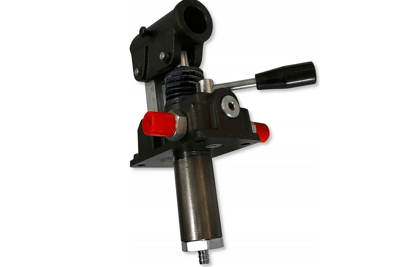 Hydraulische doppeltwirkende Handpumpe mit 10l Tank Komplettset