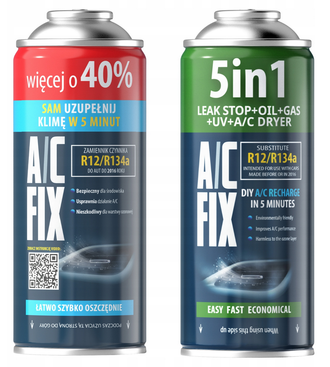 A/C FIX AC FIX KLIMAANLAGE KÄLTEMITTEL 134A + 134A 3IN1 – Art.-Nr. HT-47699