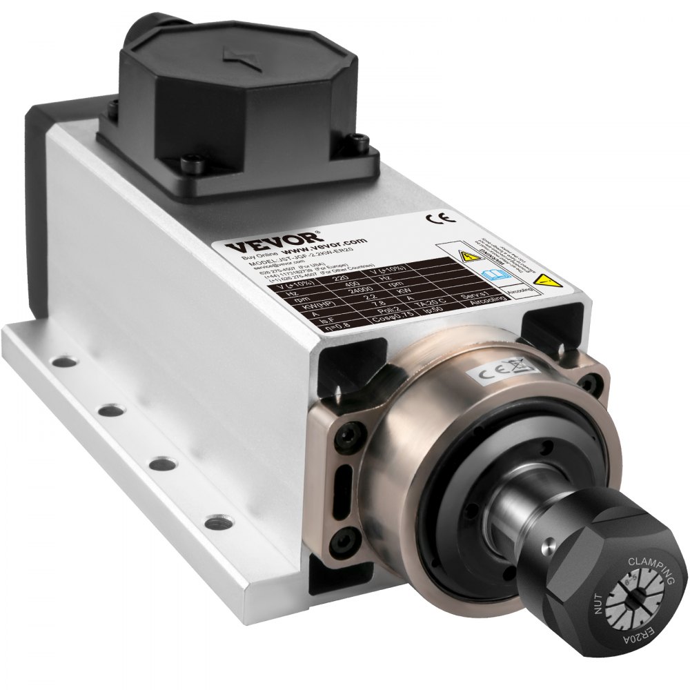 Luchtgekoelde spilmotor 2,2 kW luchtgekoelde spilmotor, ER20 spantang lineaire freesmotor, luchtgekoelde CNC-graveerfrezen numerieke freesmotor, 24000 RPM graveermachine spilmotor Luchtgekoelde spilmotor 2,2 kW luchtgekoelde spilmotor, ER20 spantang lineaire freesmotor, luchtgekoelde CNC-graveerfrezen numerieke freesmotor, 24000 RPM graveermachine spilmotor