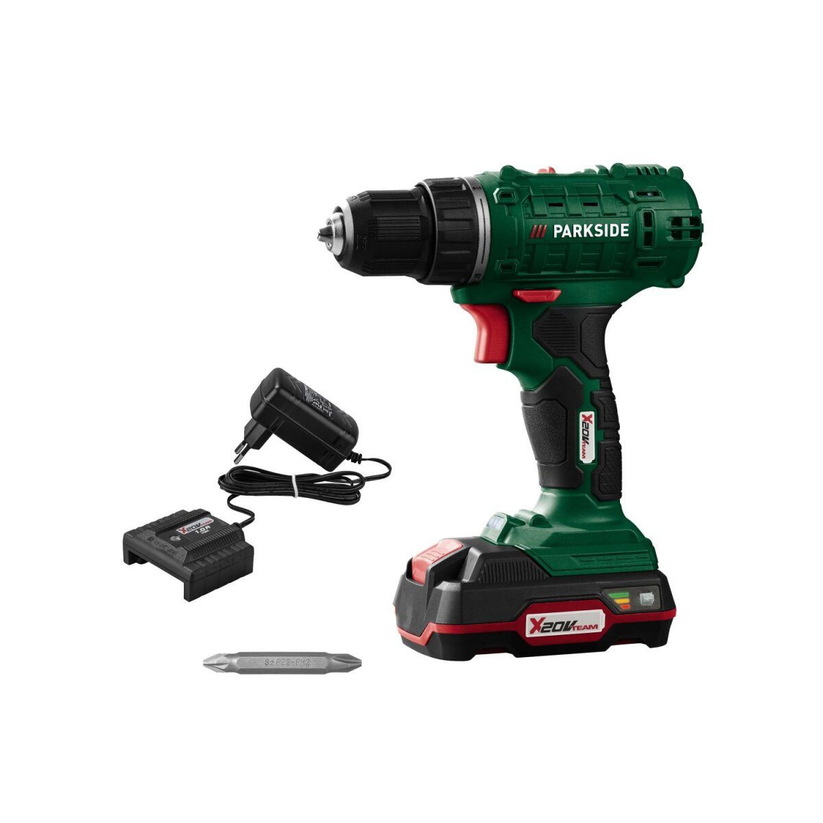 PARKSIDE® PBSSA 20-Li A1 20V accuboormachine startset