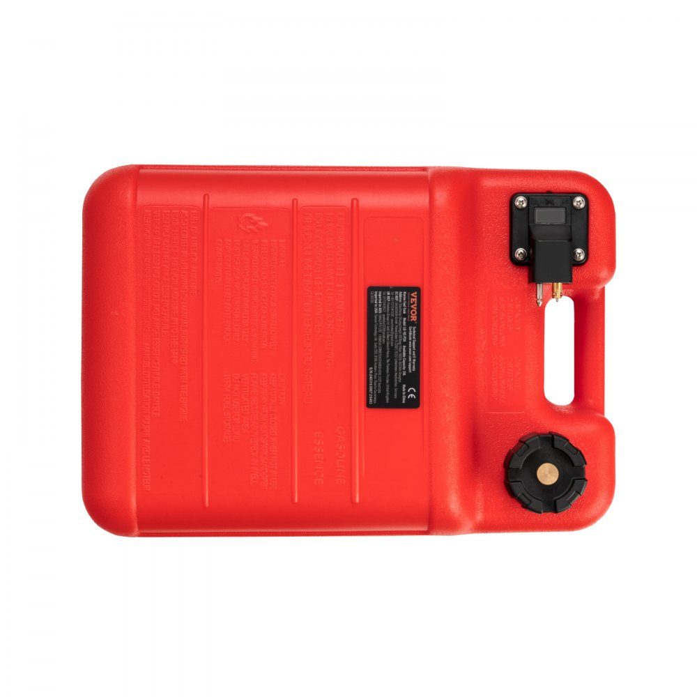 Marine Fuel Tank 24L Portable Outboard Motorboat Tank Plastic Outboard Marine Boat Fuel Tank with Hose Easy to Carry for Yacht Fishing Boat Deck Boat Red