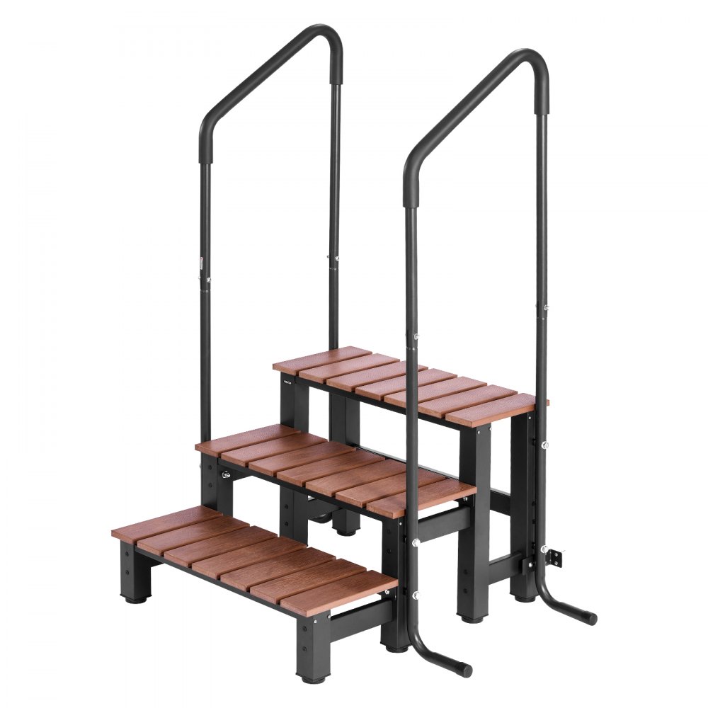 Badewannen-Stufen-Pool-Treppe, 3-stufige Wohnmobil-Treppe, 640,08 mm breite Außentreppe für oberirdische/aufblasbare Pools mit einer Tragfähigkeit von 500 Pfund, vielseitig einsetzbar für Veranda und Terrasse Badewannen-Stufen-Pool-Treppe, 3-stufige Wohnmobil-Treppe, 640,08 mm breite Außentreppe für oberirdische/aufblasbare Pools mit einer Tragfähigkeit von 500 Pfund, vielseitig einsetzbar für Veranda und Terrasse
