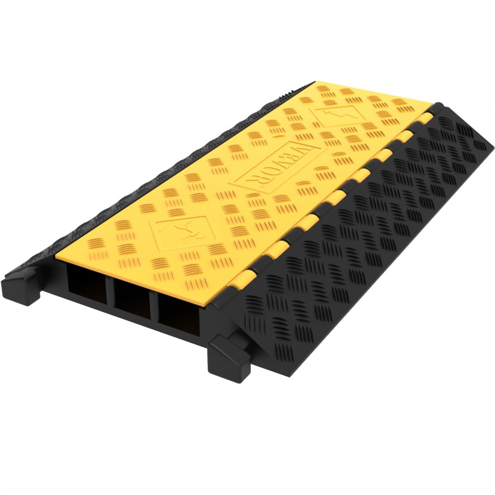Kabelbeschermingsmat, kabelgoot, zwart, kanaalkabelbescherming, 94,5 x 50 x 8 cm, 3-kanaals kabelbescherming, kabelbinderbescherming, flexibele kabelbrug, rubber, zichtbaar Kabelbeschermingsmat, kabelgoot, zwart, kanaalkabelbescherming, 94,5 x 50 x 8 cm, 3-kanaals kabelbescherming, kabelbinderbescherming, flexibele kabelbrug, rubber, zichtbaar