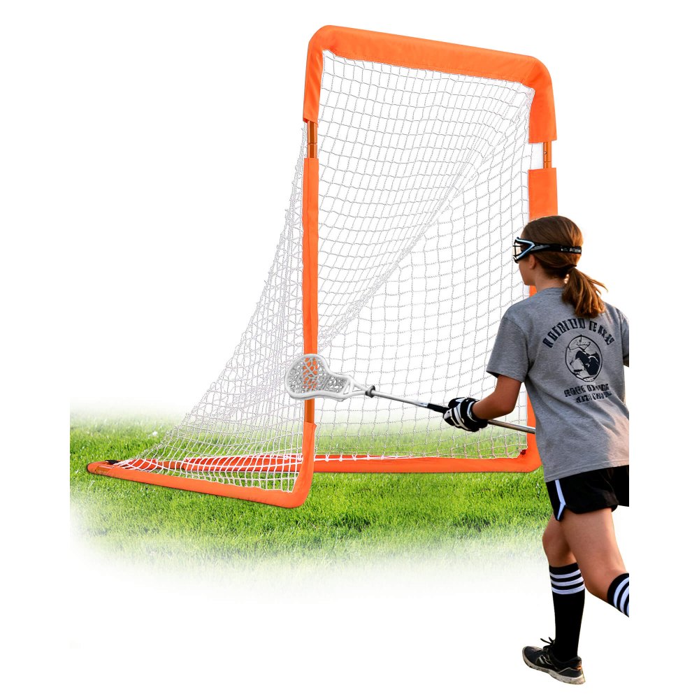 Lacrossedoel, 4' x 4' Lacrossenet voor kleine kinderen, Opvouwbaar draagbaar lacrossedoel met draagtas, Achtertuintrainingsapparatuur met ijzeren frame, Snelle en eenvoudige installatie, Perfect voor de jeugd Lacrossedoel, 4' x 4' Lacrossenet voor kleine kinderen, Opvouwbaar draagbaar lacrossedoel met draagtas, Achtertuintrainingsapparatuur met ijzeren frame, Snelle en eenvoudige installatie, Perfect voor de jeugd