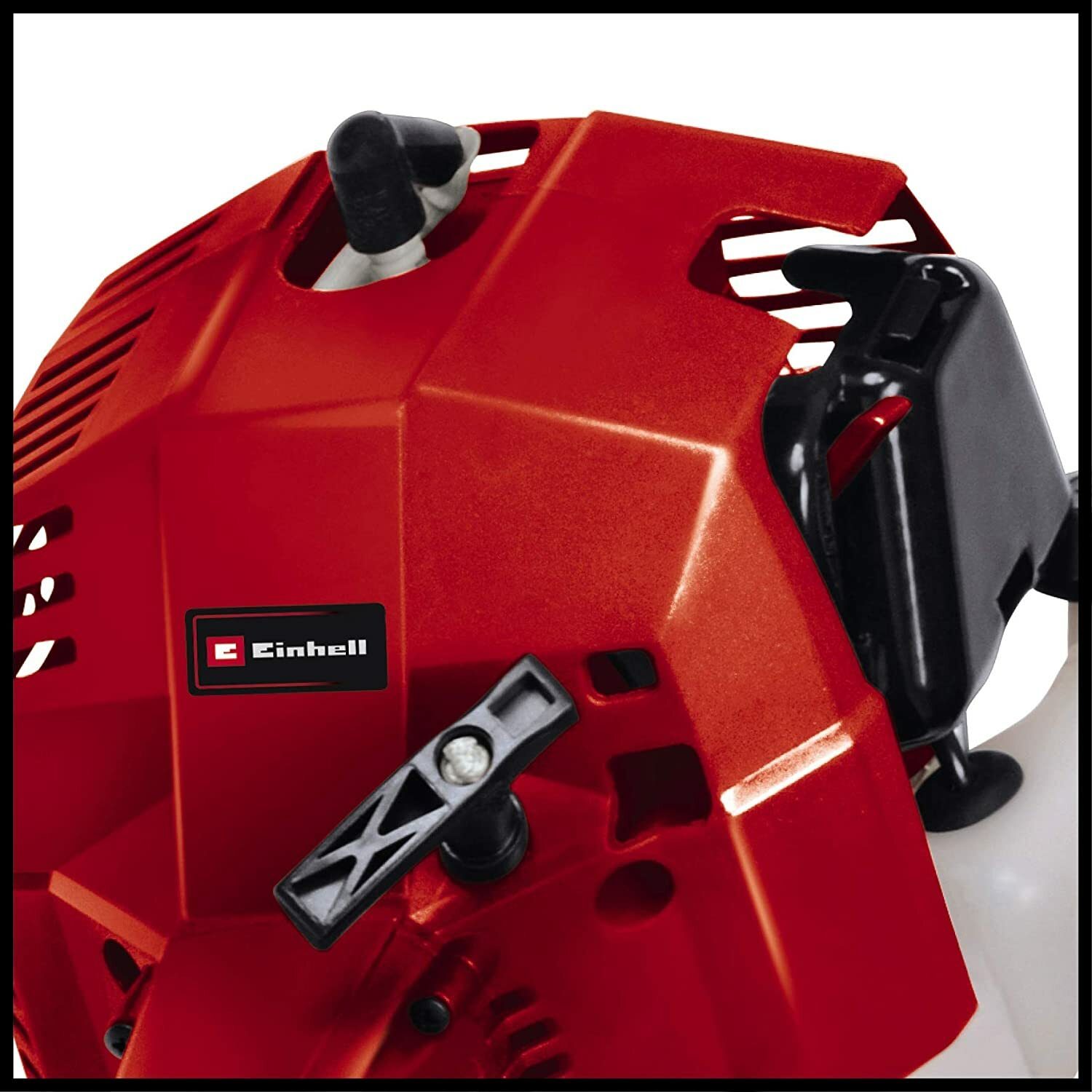 Einhell Benzin-Rasentrimmer GC-PT 2538/1 I AS (0,6 kW, vibrationsarmer 2-Takt-Motor, geteilte Welle, Doppelfadenspule mit automatischer Spitze, Schnellstart mit Primer + Auto-Choke)
