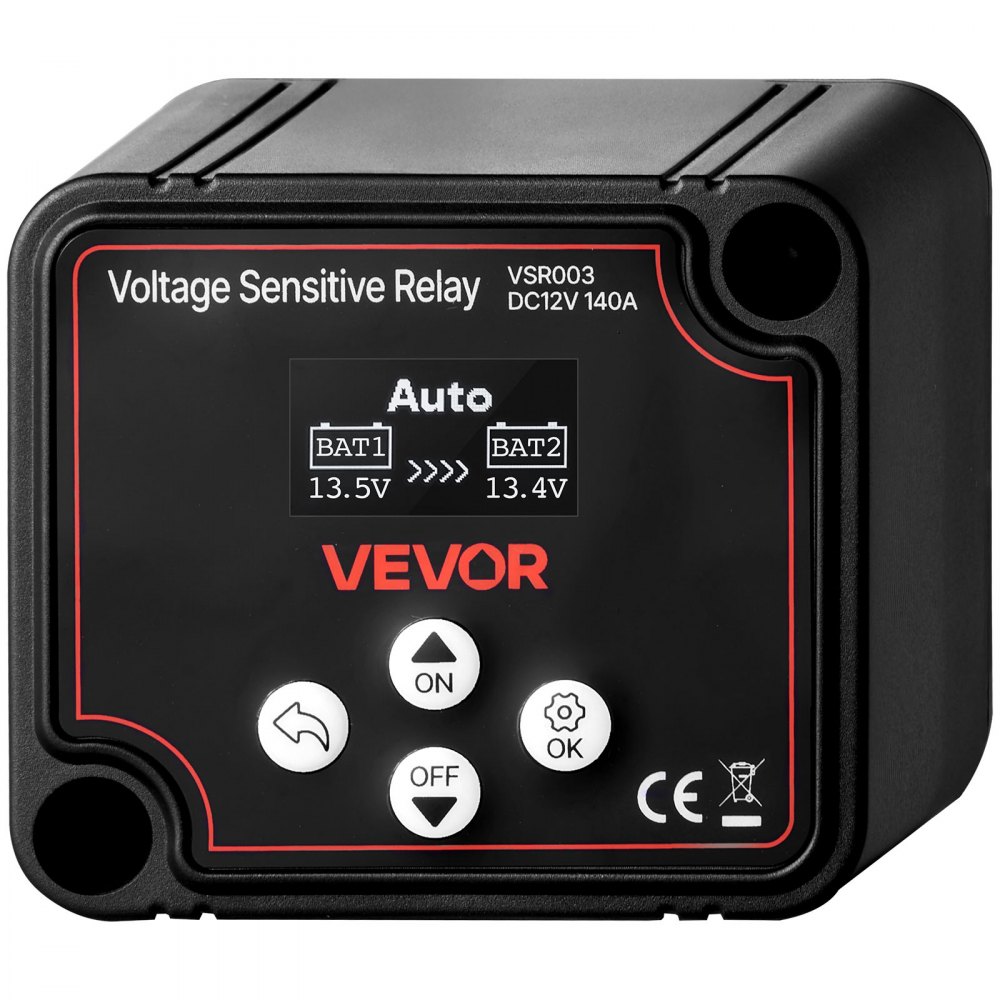 Isolator Relay 12V 140A Dual Battery Isolator with LCD Screen Smart Battery Isolator Switch for Lithium Lead Acid Batteries for Car Truck RV UTV ATV Boat Isolator Relay 12V 140A Dual Battery Isolator with LCD Screen Smart Battery Isolator Switch for Lithium Lead Acid Batteries for Car Truck RV UTV ATV Boat