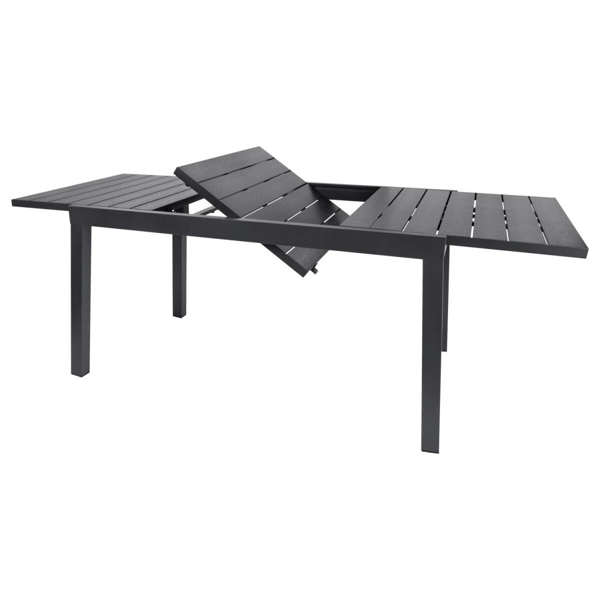 LIVARNO HOME table de jardin en aluminium « Miami », extensible, anthracite bon