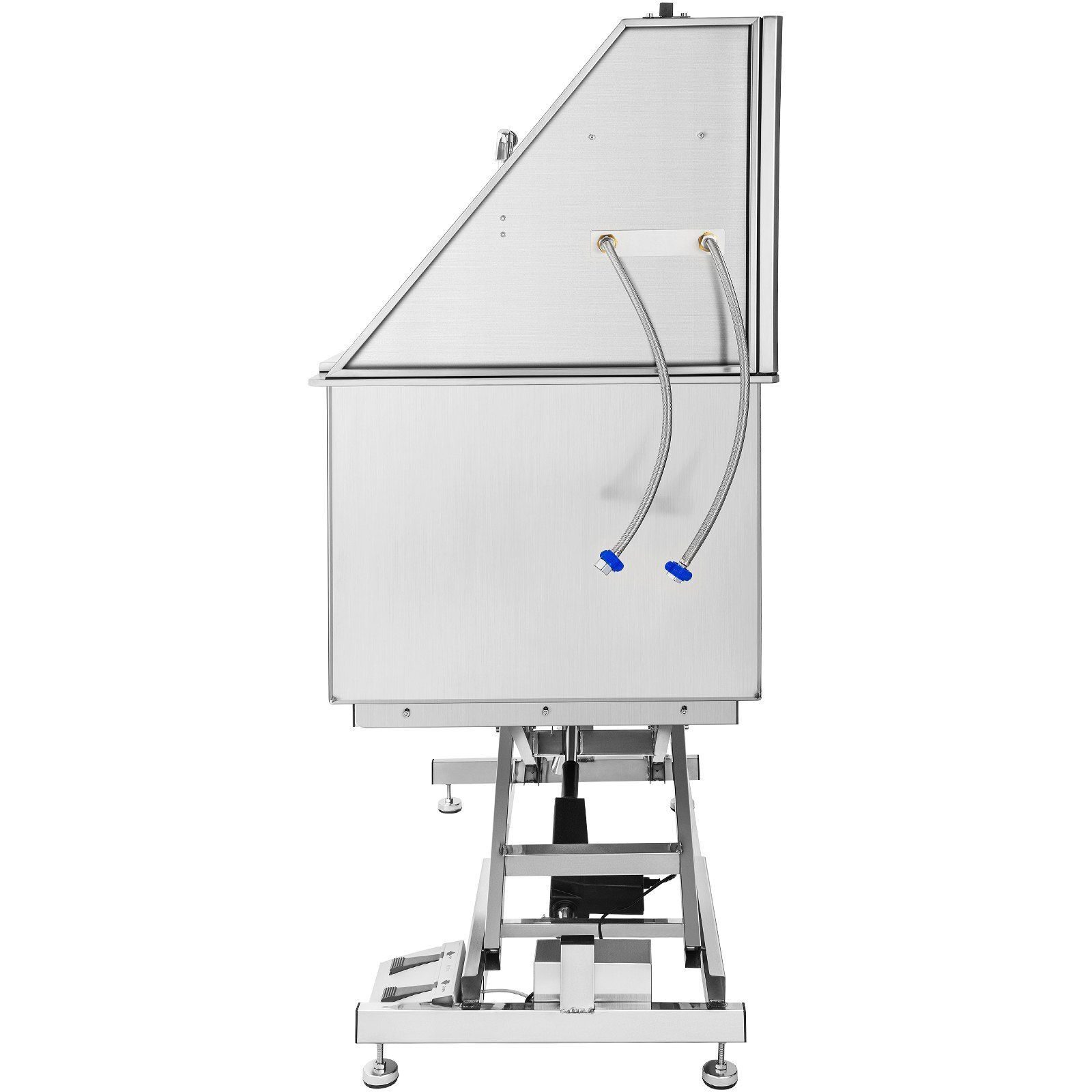 Baignoire de toilettage pour animaux de compagnie, en acier inoxydable, Durable, pour chiens et chats, avec robinet professionnel