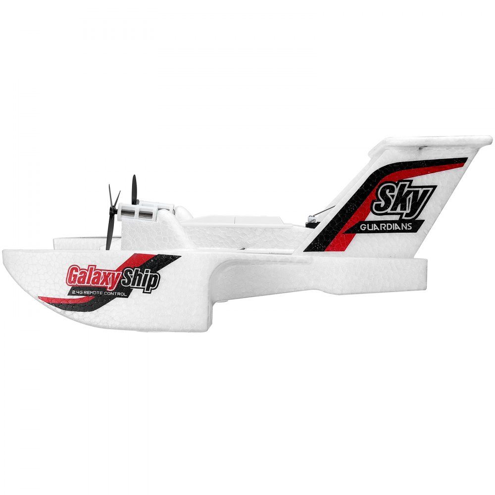 RC-Flugzeug, 2,4 GHz, 3-Kanal-Fernsteuerungsflugzeug mit 6-Achsen-Gyro-Stabilisator, flugbereites Amphibienflugzeugspielzeug mit 2 Batterien, einfach zu fliegendes RC-Segelflugzeug für Erwachsene, Kinder, Anfänger und Jungen