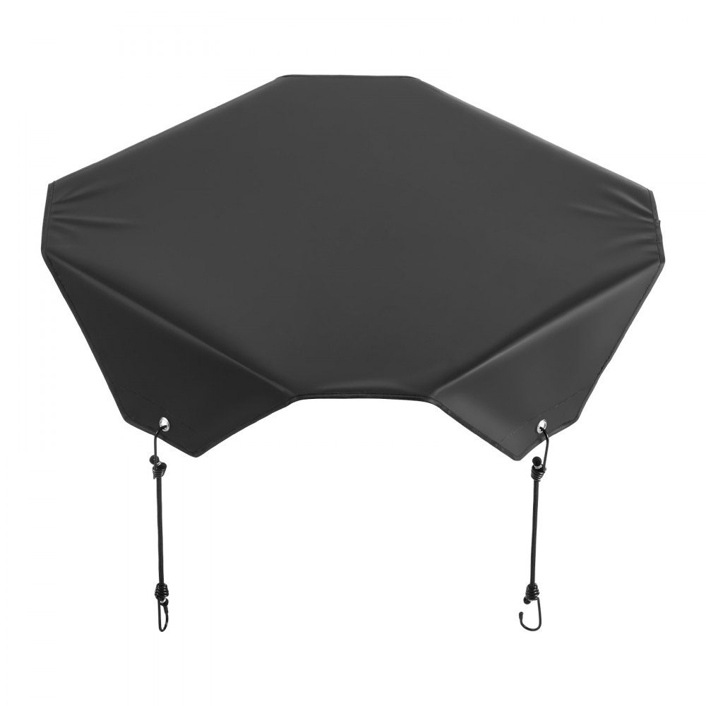 Outdoor Air Conditioner Cover 810x810mm Air Conditioner Cover Universal Fit Outdoor Rainproof Protective Cover All Seasons Black
