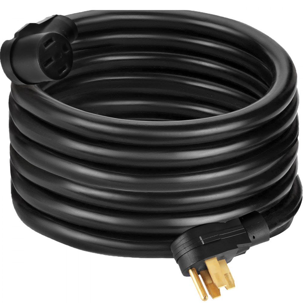 Cordon d'alimentation RV 15 m 40 A RV rallonge AWG8 40 A RV rallonge camion remorque RV camping-car camping-car câble poignées poignées RV An