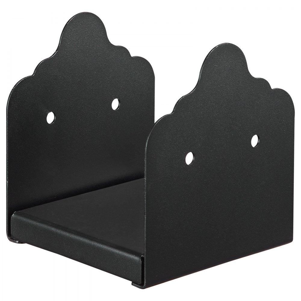 Support de poteau, 2 pièces, dimensions intérieures 150x141 mm compatible avec poteaux 152,4x139,7/139,7x139,7/147,3x139,7mm, manchon à visser pour support de garde-corps de terrasse pavillon, plaque de base de pont, noir Support de poteau, 2 pièces, dimensions intérieures 150x141 mm compatible avec poteaux 152,4x139,7/139,7x139,7/147,3x139,7mm, manchon à visser pour support de garde-corps de terrasse pavillon, plaque de base de pont, noir