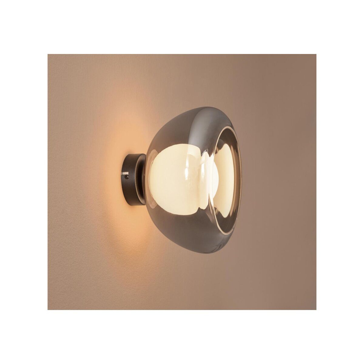 LIVARNO home LED wall and ceiling light, lampshade made of high-quality glass